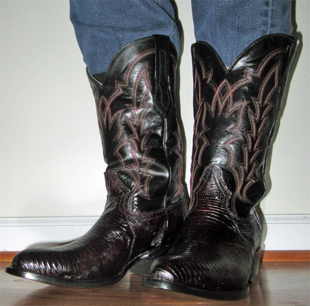 JB Dillon Lizard Cowboy Boots