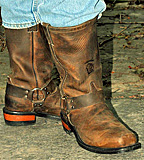 Chippewa Brown Harness Boots
