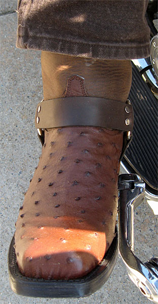 Chippewa Ostrich Harness Boots