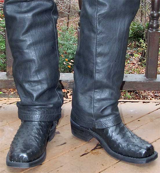 Chippewa Ostrich Harness Boots
