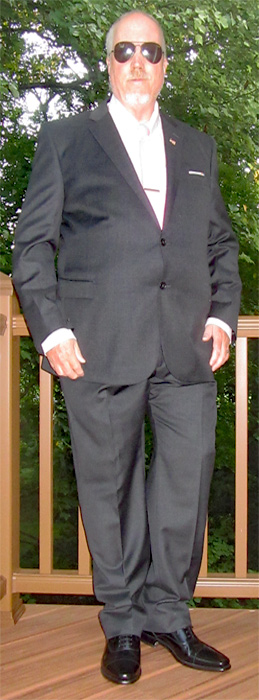 Brooks Brothers charcoal grey suit