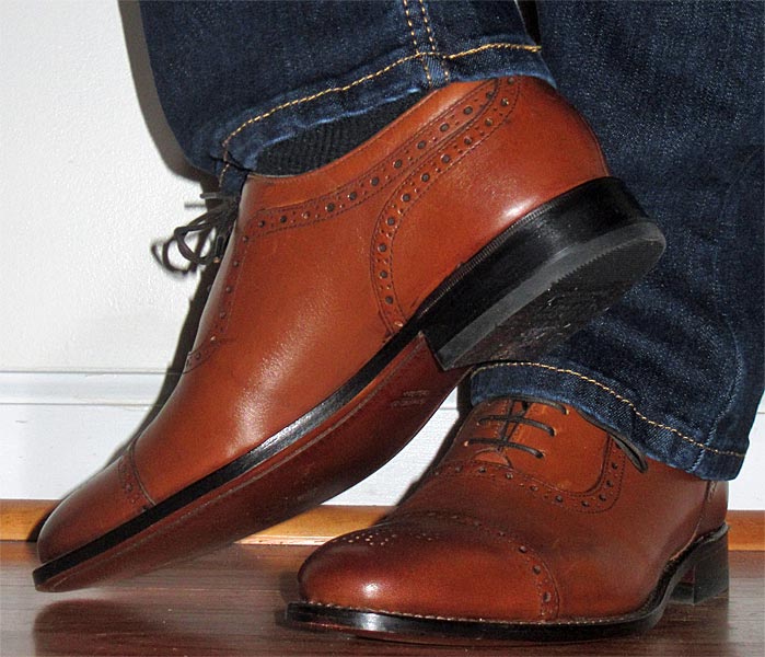 Charles Tyrwhitt Brown oxford dress shoes