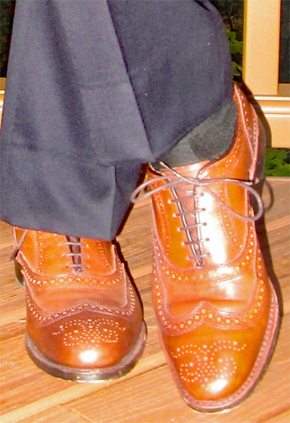 Allen Edmonds McAllister Chili Wingtip Dress Shoe