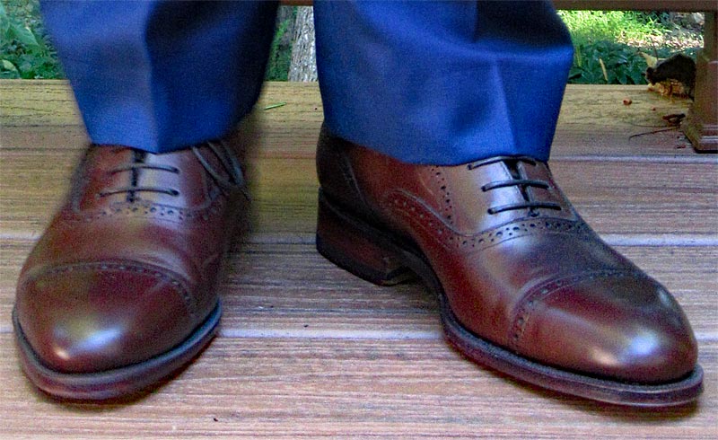 Meermin Oak brogued cap toe dress shoe