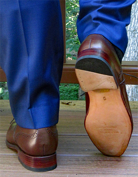 Meermin Oak brogued cap toe dress shoe