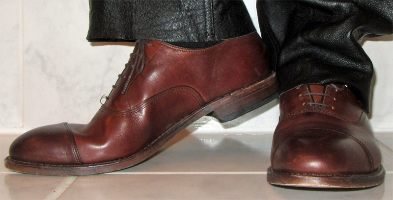 Allen Edmonds Park Avenue Dress Shoe with leather