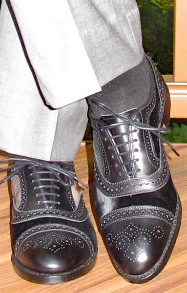 Allen Edmonds Strand Black Velvet Dress Shoe